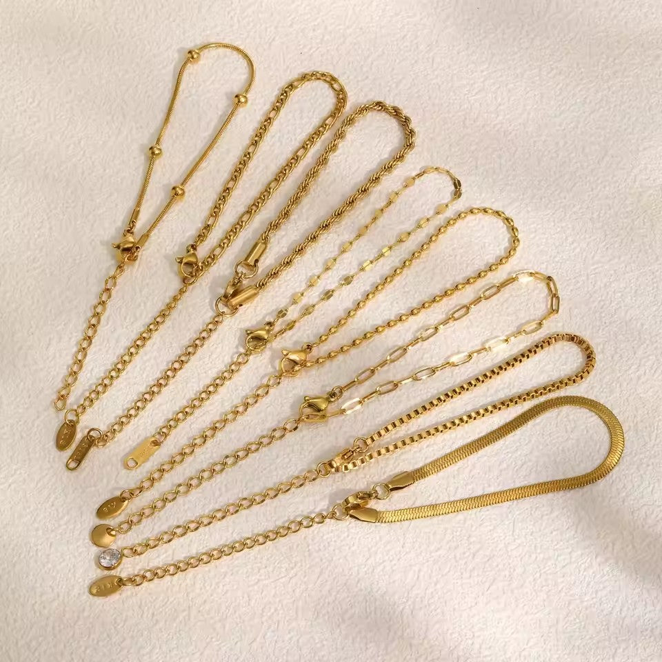 Non Tarnish Stainless Steel Bracelet Stackable