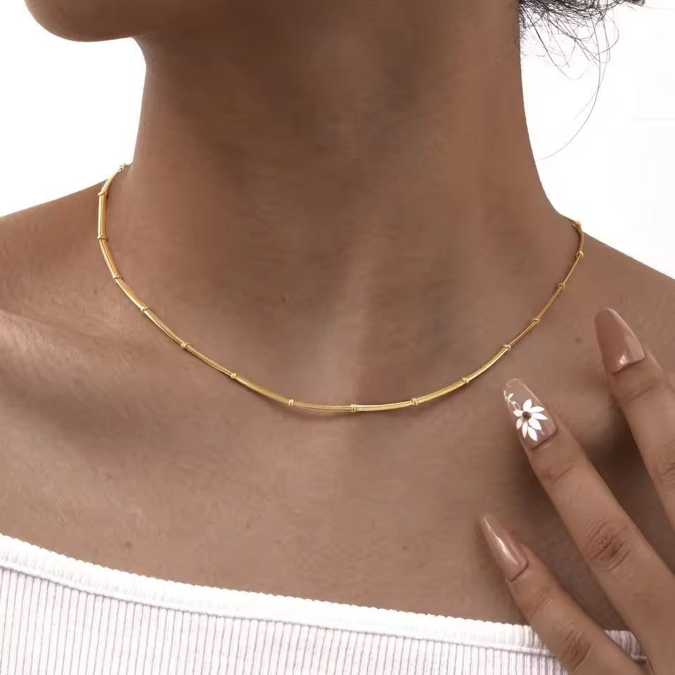 Stainless Steel Snake Ball Bead Chain Bracelet