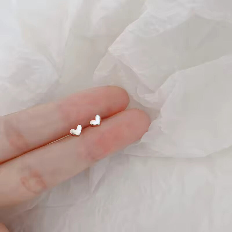 New Heart Stud Earrings for Women
